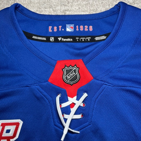 Artemi Panarin New York Rangers Branded Premier Breakaway Player Jersey - Blue - Picture 3 of 6